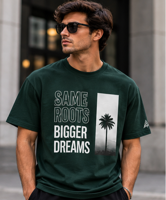 BIGGER DREAMS — DROP 001 front model