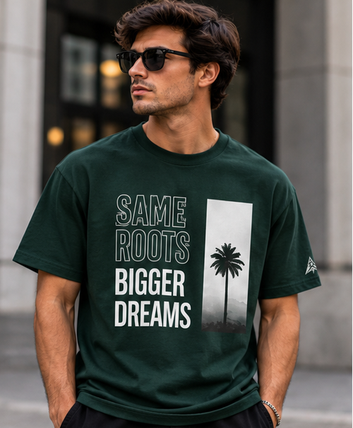 BIGGER DREAMS — DROP 001 front model