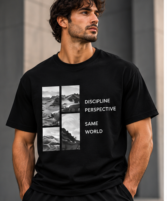 PERSPECTIVE — DROP 001 front model