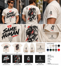 SAME HUMAN — DROP 001 product presentation